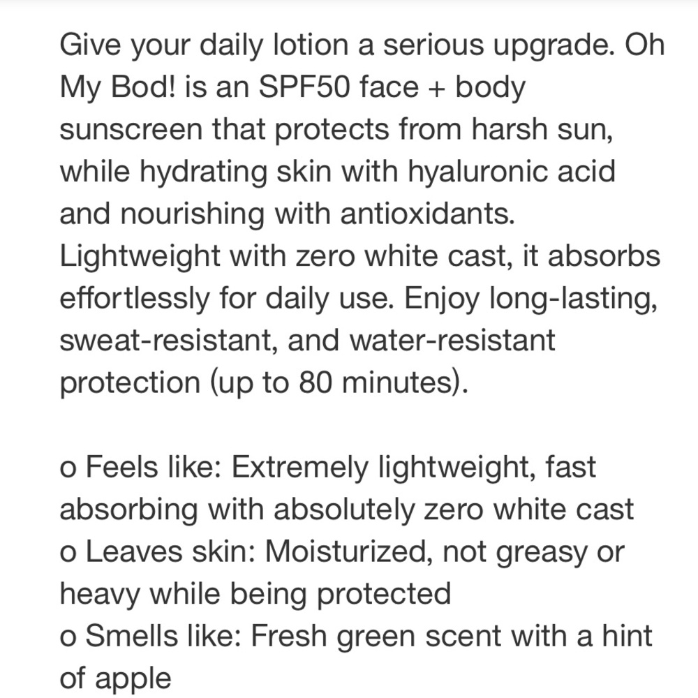 Everyday Humans Oh My Bod! Sunscreen lotion - Picture 8 of 8